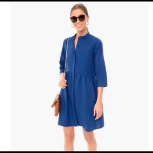 NWOT Tuckernuck Royal Shirt Dress // Sz L // Blue